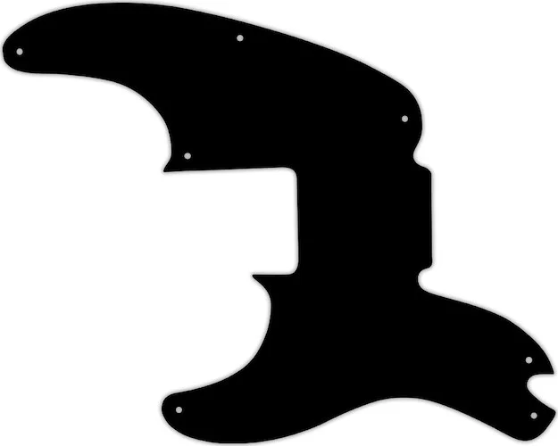 WD Custom Pickguard For Left Hand Fender Mike Dirnt Signature Precision Bass #09 Black/White/Black/White/Black