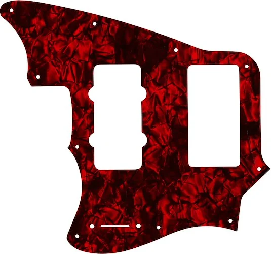 WD Custom Pickguard For Left Hand Fender Modern Player Marauder #28DRP Dark Red Pearl/Black/White/Black