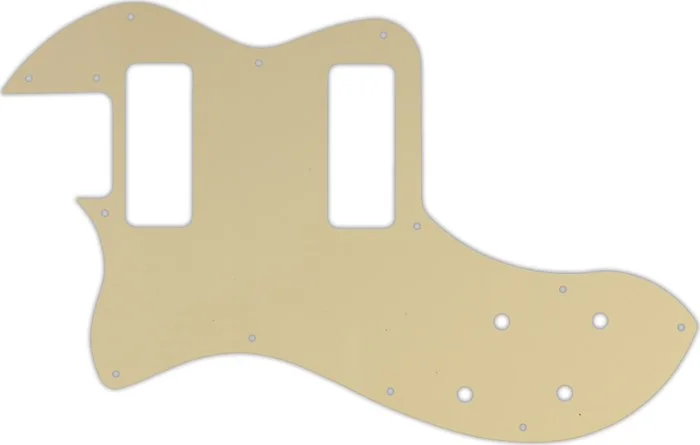 WD Custom Pickguard For Left Hand Fender Modern Player Telecaster Thinline Deluxe #06B Cream/Black/Cream