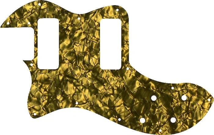 WD Custom Pickguard For Left Hand Fender Modern Player Telecaster Thinline Deluxe #28GD Gold Pearl/Black/White/Black