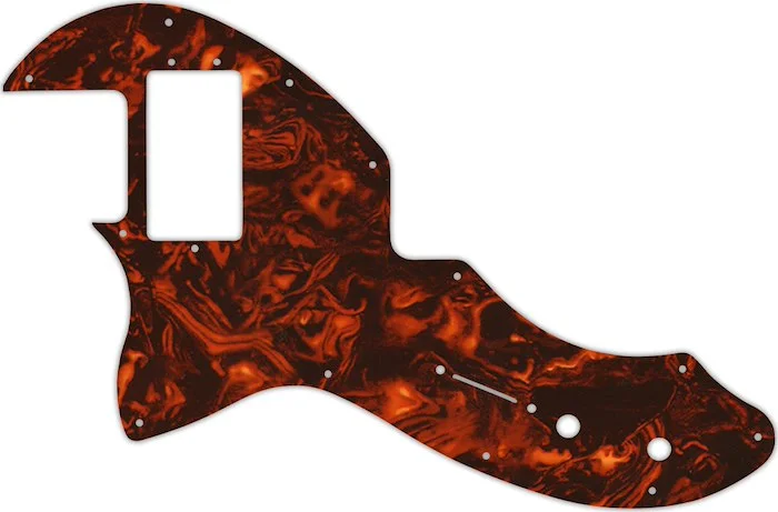 WD Custom Pickguard For Left Hand Fender Modern Player Short Scale Telecaster #05F Faux Tortiose