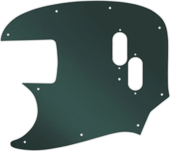 WD Custom Pickguard For Left Hand Fender Mustang Bass Reissue #10S Smoke Mirror