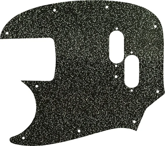 WD Custom Pickguard For Left Hand Fender Mustang Bass Reissue #60BS Black Sparkle 