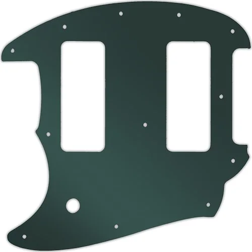 WD Custom Pickguard For Left Hand Fender OffSet Series Mustang #10S Smoke Mirror