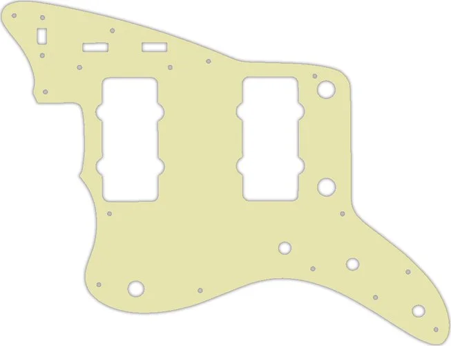 WD Custom Pickguard For Left Hand Fender Original USA Or USA Reissue Jazzmaster #34 Mint Green 3 Ply