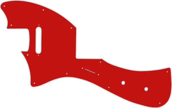 WD Custom Pickguard For Left Hand Fender Parallel Universe Meteora #07S Red Solid