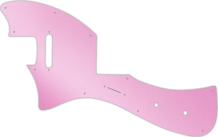WD Custom Pickguard For Left Hand Fender Parallel Universe Meteora #10P Pink Mirror
