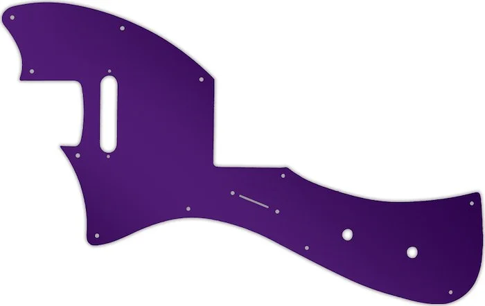 WD Custom Pickguard For Left Hand Fender Parallel Universe Meteora #10PR Purple Mirror