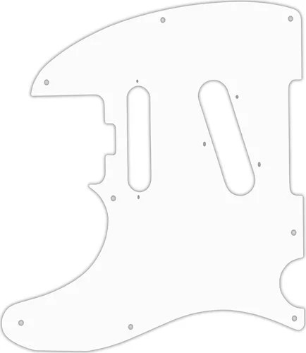 WD Custom Pickguard For Left Hand Fender Parallel Universe American Elite Nashville Telecaster HSS #02T White 