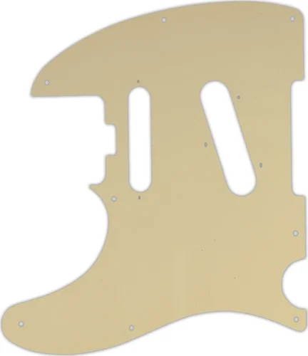 WD Custom Pickguard For Left Hand Fender Parallel Universe American Elite Nashville Telecaster HSS #06T Cream 