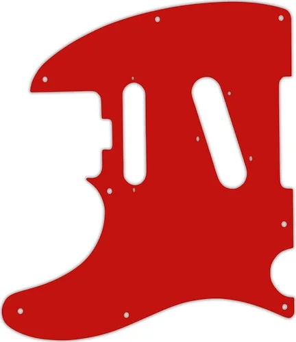 WD Custom Pickguard For Left Hand Fender Parallel Universe American Elite Nashville Telecaster HSS #07 Red/Whi