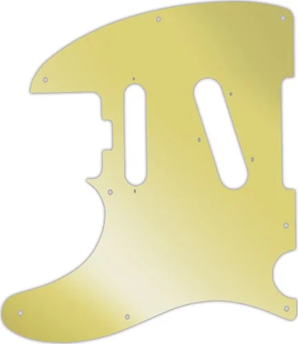 WD Custom Pickguard For Left Hand Fender Parallel Universe American Elite Nashville Telecaster HSS #10GD Gold 
