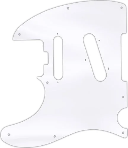 WD Custom Pickguard For Left Hand Fender Parallel Universe American Elite Nashville Telecaster HSS #45T Clear 