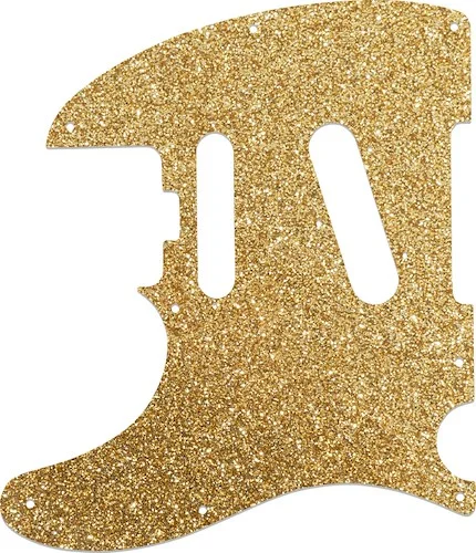WD Custom Pickguard For Left Hand Fender Parallel Universe American Elite Nashville Telecaster HSS #60RGS Rose Gold Sparkle 