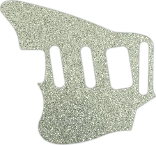 WD Custom Pickguard For Left Hand Fender Pawn Shop Jaguarillo #60SS Silver Sparkle 