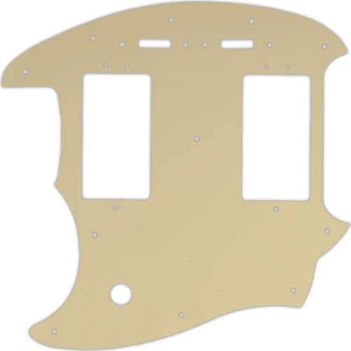 WD Custom Pickguard For Left Hand Fender Pawn Shop Mustang Special #06 Cream