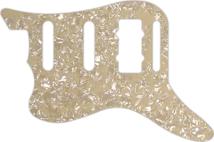 WD Custom Pickguard For Left Hand Fender Pawn Shop Bass VI #28C Cream Pearl/Cream/Black/Cream