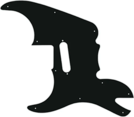 WD Custom Pickguard For Left Hand Fender Pawn Shop '51 #01A Black Acrylic