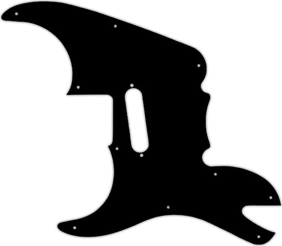 WD Custom Pickguard For Left Hand Fender Pawn Shop '51 #01T Black Thin