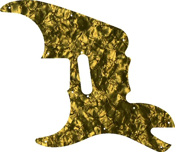 WD Custom Pickguard For Left Hand Fender Pawn Shop '51 #28GD Gold Pearl/Black/White/Black