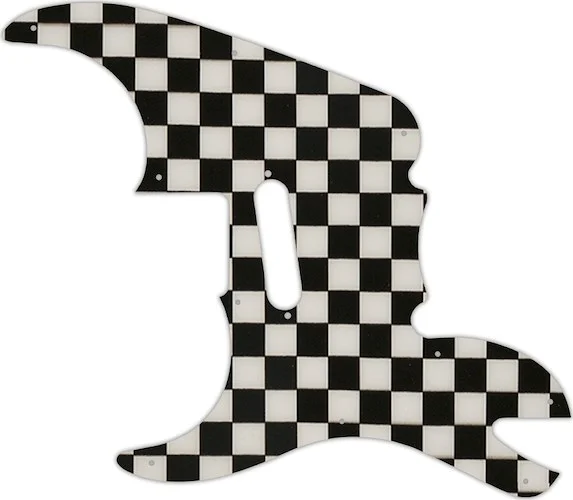 WD Custom Pickguard For Left Hand Fender Pawn Shop '51 #CK01 Checkerboard Graphic