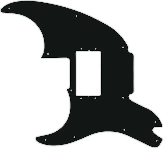 WD Custom Pickguard For Left Hand Fender Pawn Shop '72 #01A Black Acrylic