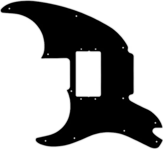 WD Custom Pickguard For Left Hand Fender Pawn Shop '72 #01 Black