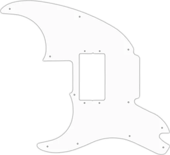 WD Custom Pickguard For Left Hand Fender Pawn Shop '72 #02 White