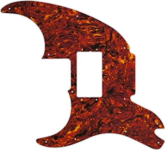 WD Custom Pickguard For Left Hand Fender Pawn Shop '72 #05P Tortoise Shell/Parchment