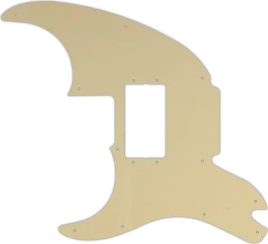 WD Custom Pickguard For Left Hand Fender Pawn Shop '72 #06B Cream/Black/Cream