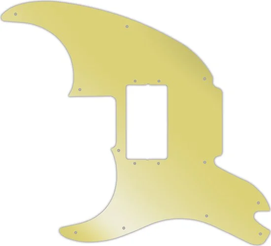 WD Custom Pickguard For Left Hand Fender Pawn Shop '72 #10GD Gold Mirror