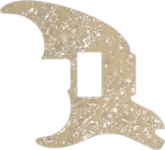 WD Custom Pickguard For Left Hand Fender Pawn Shop '72 #28C Cream Pearl/Cream/Black/Cream