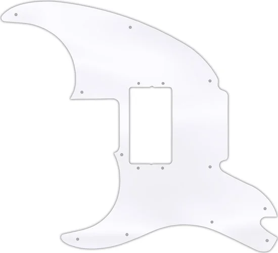 WD Custom Pickguard For Left Hand Fender Pawn Shop '72 #45 Clear Acrylic