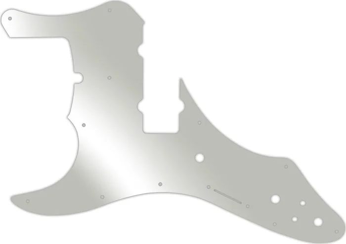 WD Custom Pickguard For Left Hand Fender Roscoe Beck Signature 5 String Jazz Bass #10 Mirror