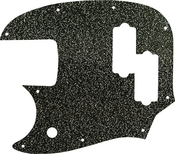 WD Custom Pickguard For Left Hand Fender Short Scale Mustang Bass PJ #60BS Black Sparkle 