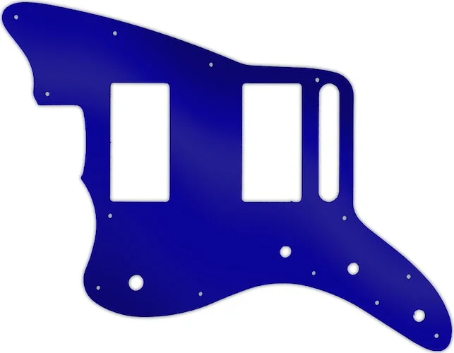 WD Custom Pickguard For Left Hand Fender Special Edition Blacktop Jazzmaster HH #10DBU Dark Blue Mirror