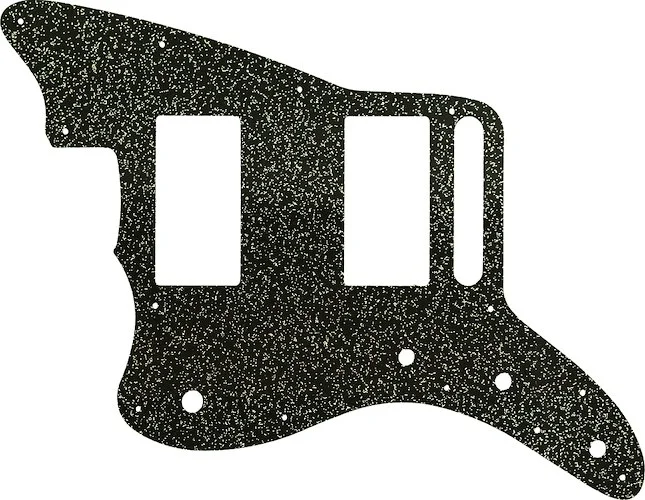 WD Custom Pickguard For Left Hand Fender Special Edition Blacktop Jazzmaster HH #60BS Black Sparkle