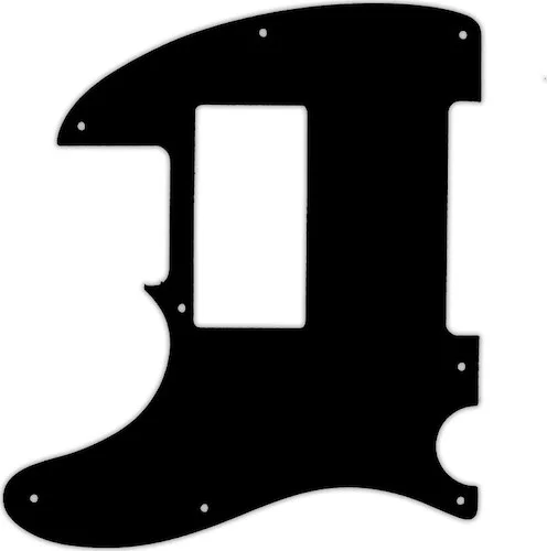 WD Custom Pickguard For Left Hand Fender Special Edition HH Telecaster #01 Black