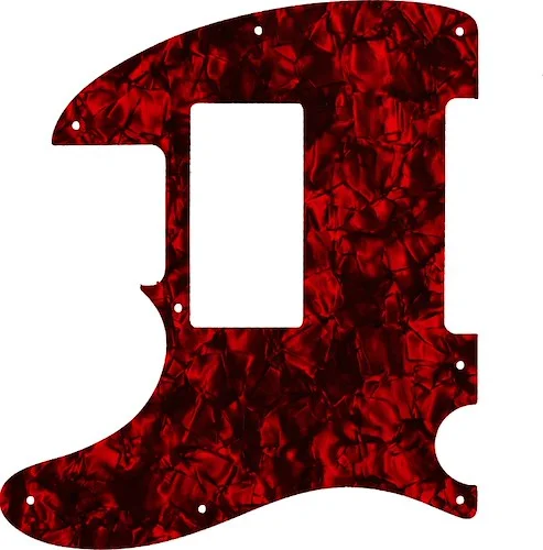 WD Custom Pickguard For Left Hand Fender Special Edition HH Telecaster #28DRP Dark Red Pearl/Black/White/Black