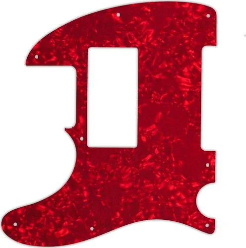 WD Custom Pickguard For Left Hand Fender Special Edition HH Telecaster #28R Red Pearl/White/Black/White
