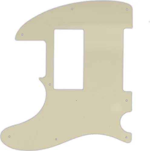 WD Custom Pickguard For Left Hand Fender Special Edition HH Telecaster #55S Parchment Solid