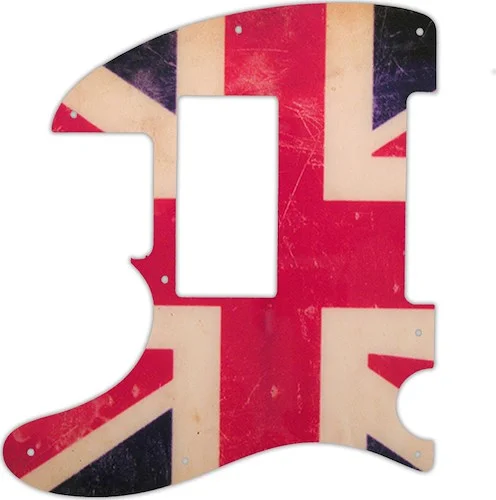 WD Custom Pickguard For Left Hand Fender Special Edition HH Telecaster #G04 British Flag Relic Graphic