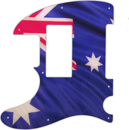 WD Custom Pickguard For Left Hand Fender Special Edition HH Telecaster #G13 Aussie Flag Graphic