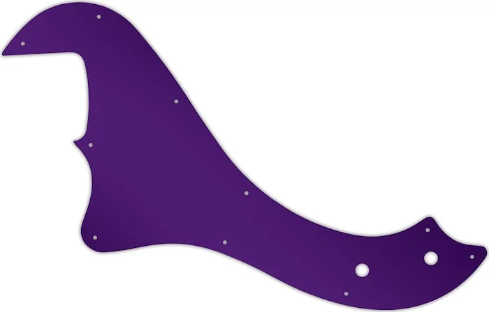 WD Custom Pickguard For Left Hand Fender Standard Dimension Bass IV #10PR Purple Mirror
