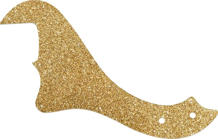 WD Custom Pickguard For Left Hand Fender Standard Dimension Bass IV #60RGS Rose Gold Sparkle 