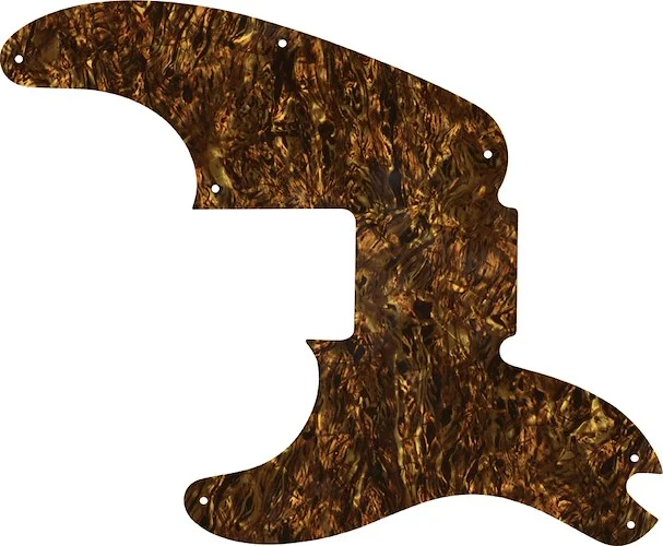 WD Custom Pickguard For Left Hand Fender Sting Signature Precision Bass #28TBP Tortoise Brown Pearl