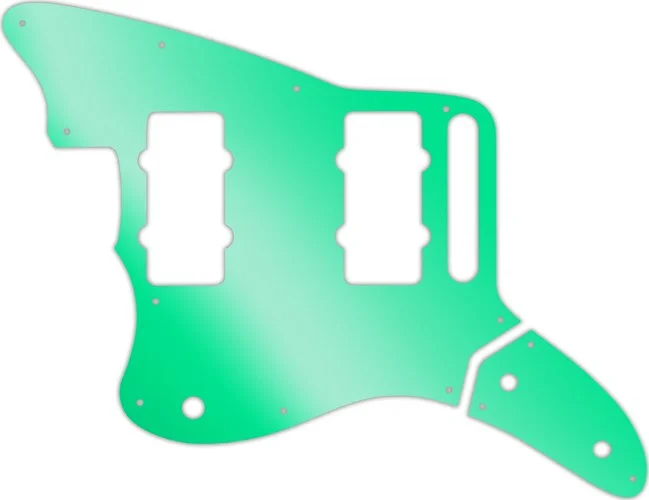 WD Custom Pickguard For Left Hand Fender Thurston Moore Signature Series Jazzmaster #10GR Green Mirror