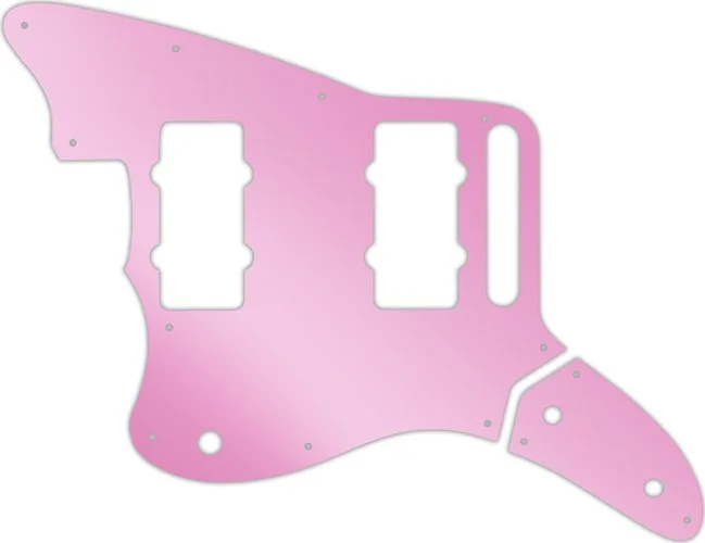 WD Custom Pickguard For Left Hand Fender Thurston Moore Signature Series Jazzmaster #10P Pink Mirror