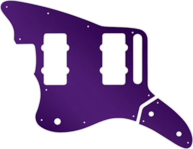 WD Custom Pickguard For Left Hand Fender Thurston Moore Signature Series Jazzmaster #10PR Purple Mirror