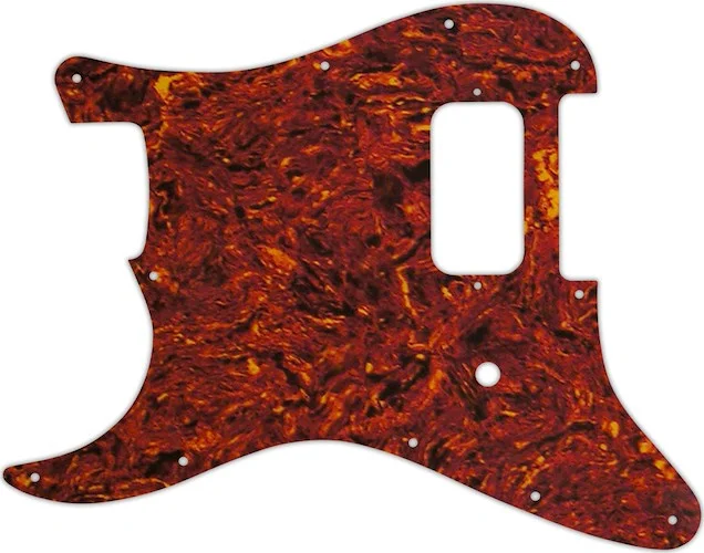 WD Custom Pickguard For Left Hand Fender Tom Delonge Stratocaster #05W Tortoise Shell/White